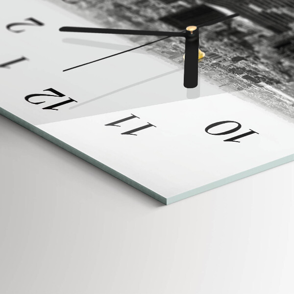 Horloge rectangulaire horizontale New York