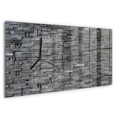 Horloge rectangulaire horizontale Structure En Pierre