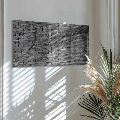 Horloge rectangulaire horizontale Structure En Pierre