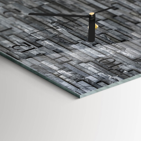 Horloge rectangulaire horizontale Structure En Pierre