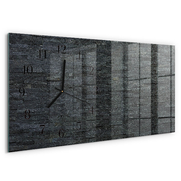 Horloge rectangulaire horizontale Pierre D'Ardoise