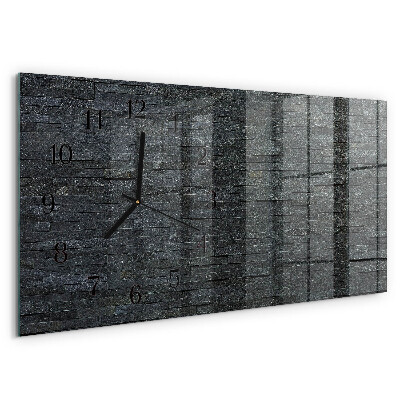 Horloge rectangulaire horizontale Pierre D'Ardoise