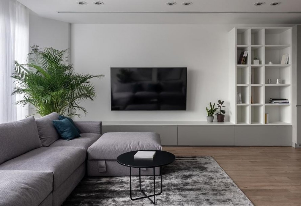 mur avec TV
