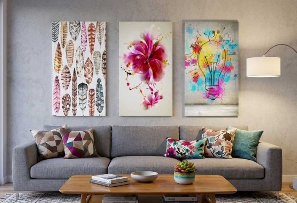 galerie de photos dans le salon