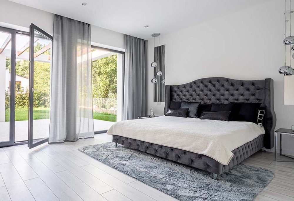 chambre à coucher glamour