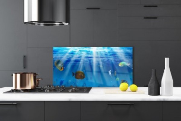Panneaux de verre pour la cuisine - l