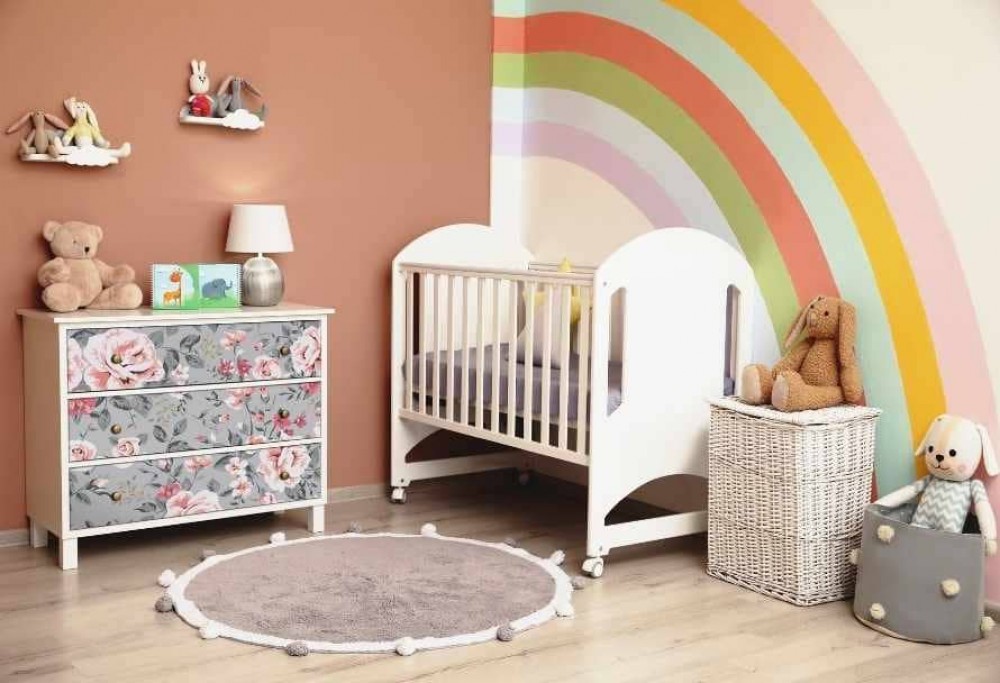 Peintures murales autocollantes pour meubles d'enfants